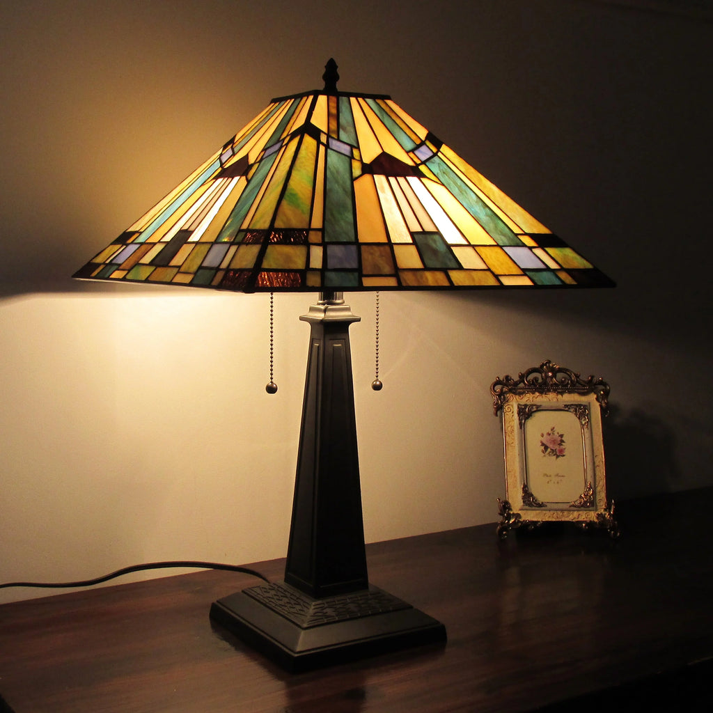 2 Light Table Lamp 16" Shade P186449