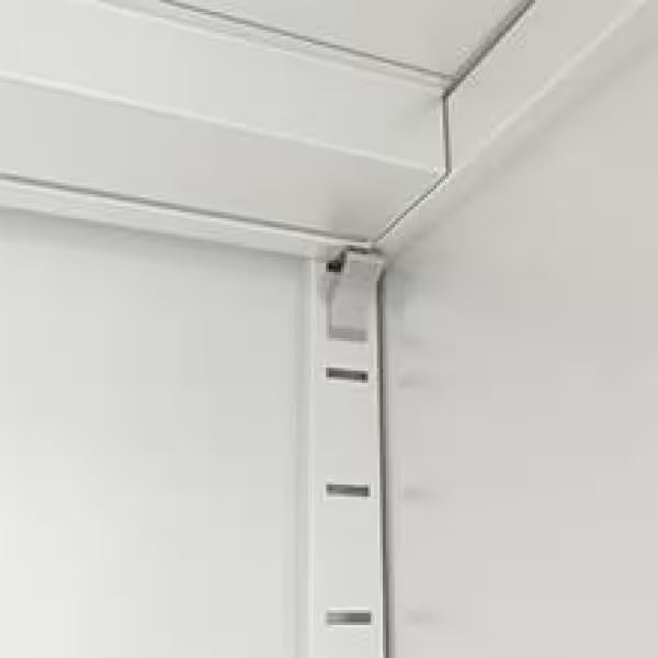 72 in. H x 36 in. W x 18 in. D Gray Metal Storage Cabinet Set C658