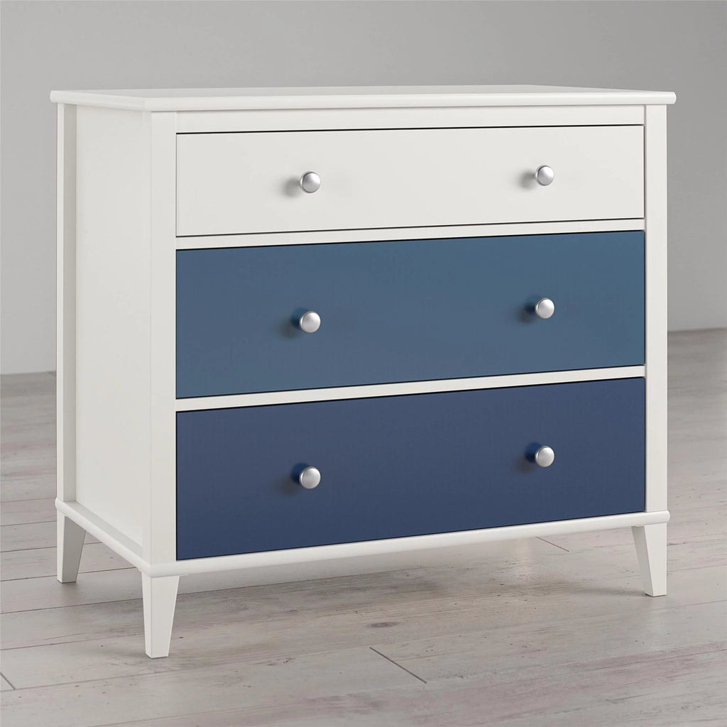 White 3 Drawer Dresser O56824