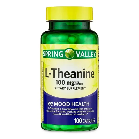 L-Theanine 100 mg Capsules Dietary Supplement C4668