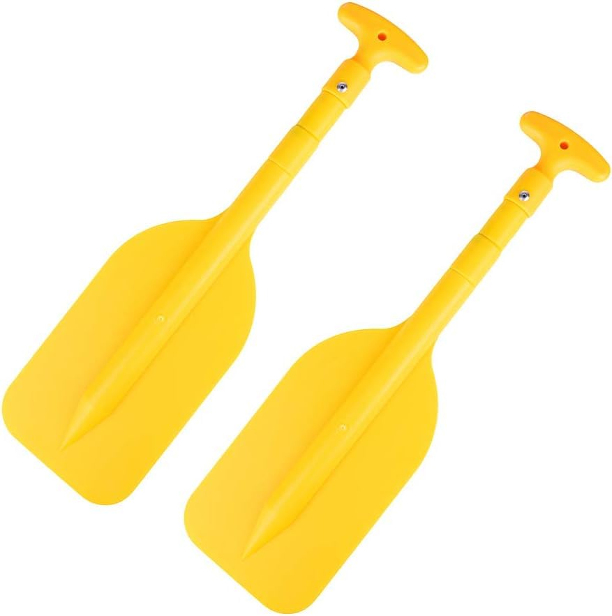 2Pcs Telescopic Kayak Paddle Plastic Aluminum Alloy Y202