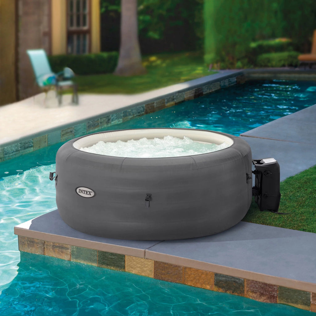 4 Person Inflatable Round Hot Tub Spa Q218
