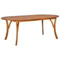 Acacia Wood Oval Outdoor Dining Table N33393