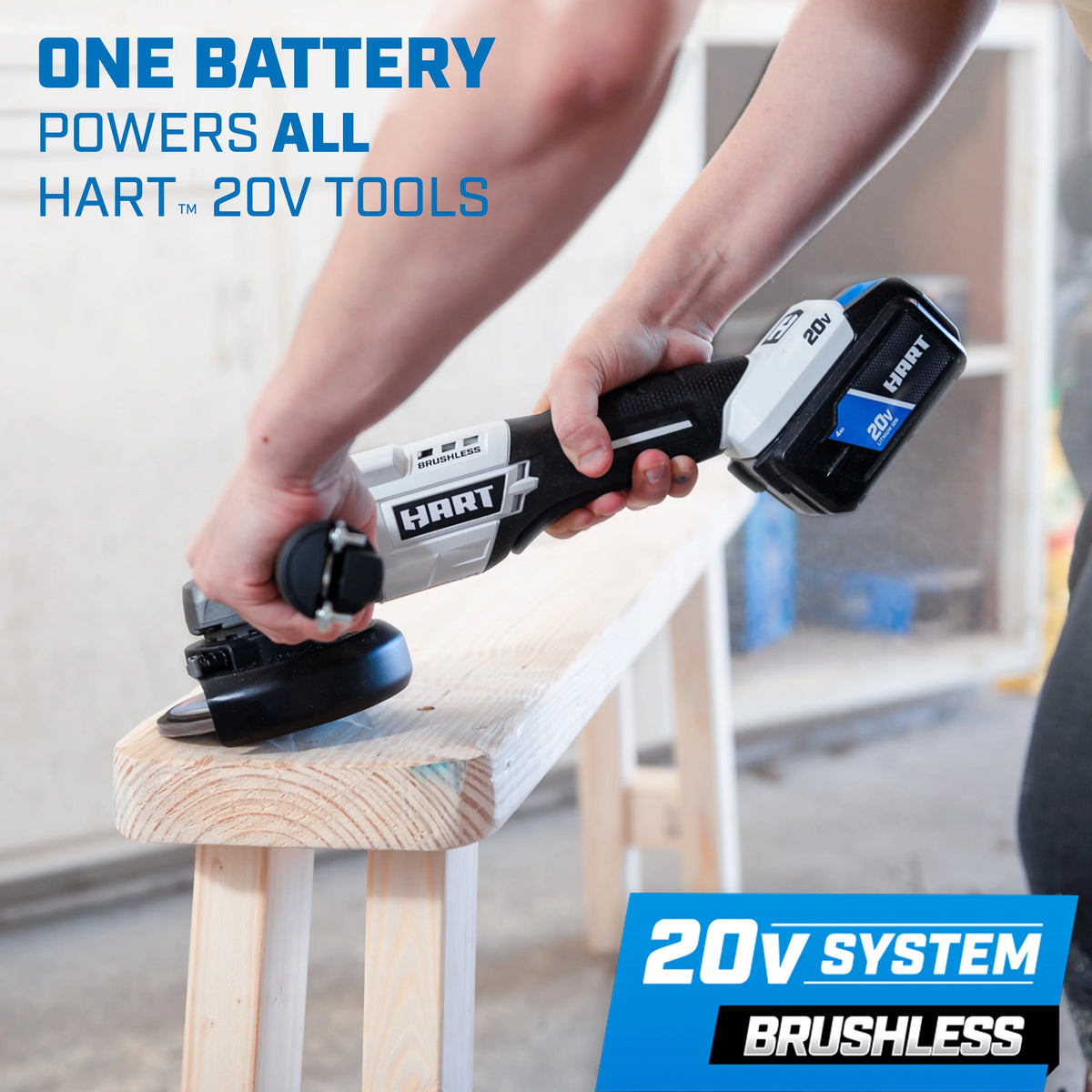 20-Volt Brushless 4-1/2-inch Angle Grinder/Cutoff Tool S6963