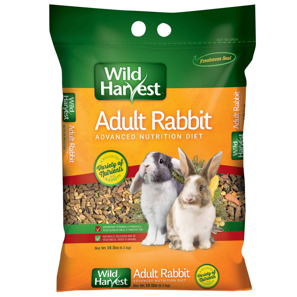 Adult Rabbit 14 Pounds Complete and Balanced Diet I5722