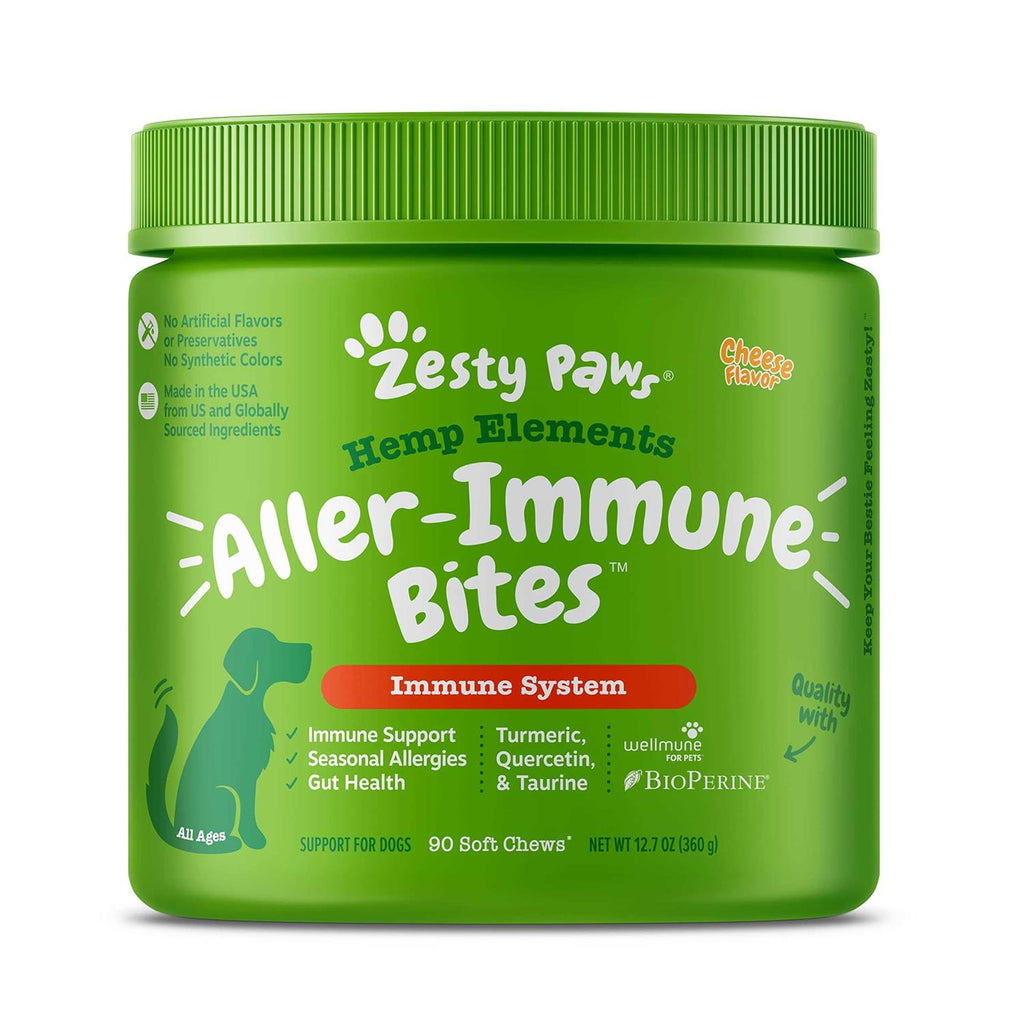 Hemp Cheese Allergy & Immune Bites for Dogs G17951