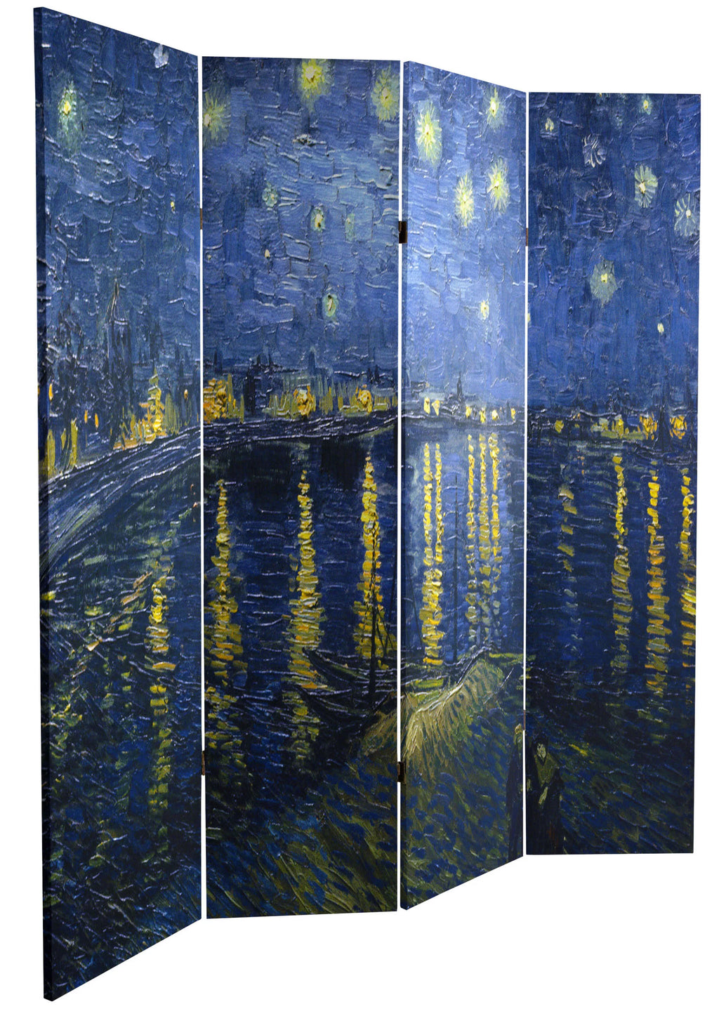 6 ft. Tall 3 Panel Canvas Room Divider K339973