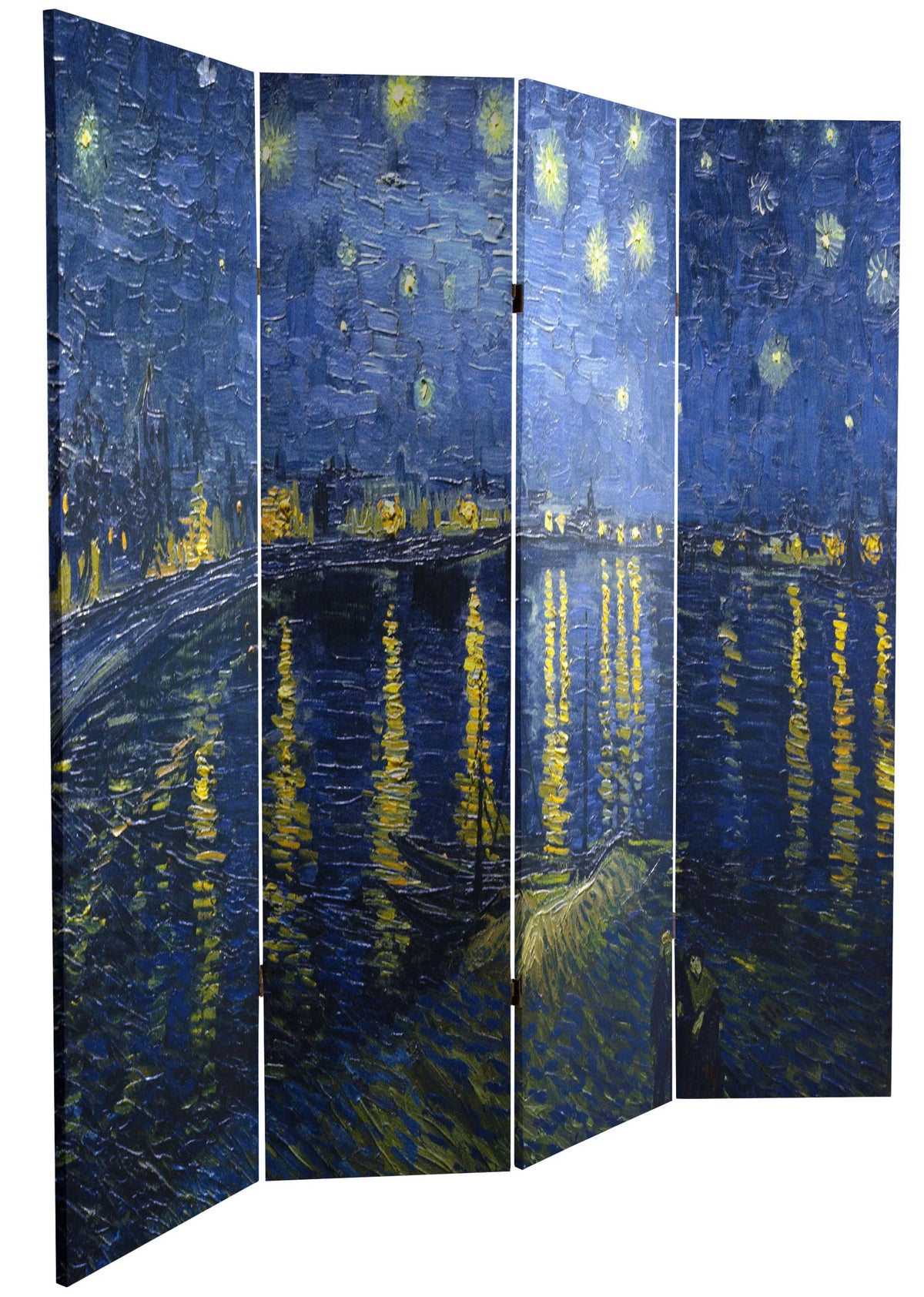 6 ft. Tall 3 Panel Canvas Room Divider K339973