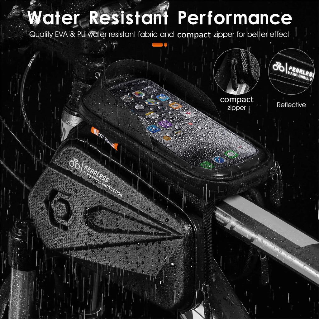 Waterproof Touch Screen Bike Frame Bag X9612
