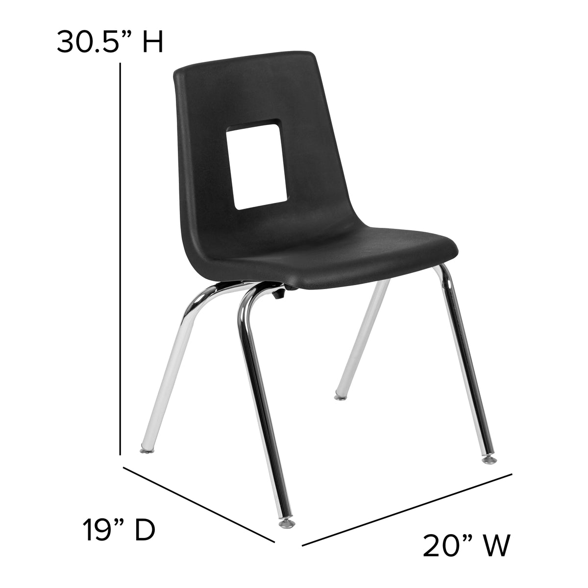60" Circle Wave Laminate Activity Table Set with 18" Stack Chairs C7160