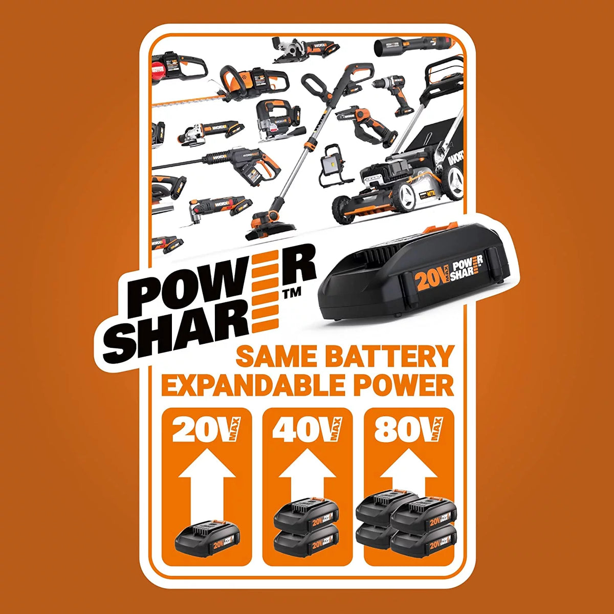 20V 8 Pole Saw with Auto-Tension I135420