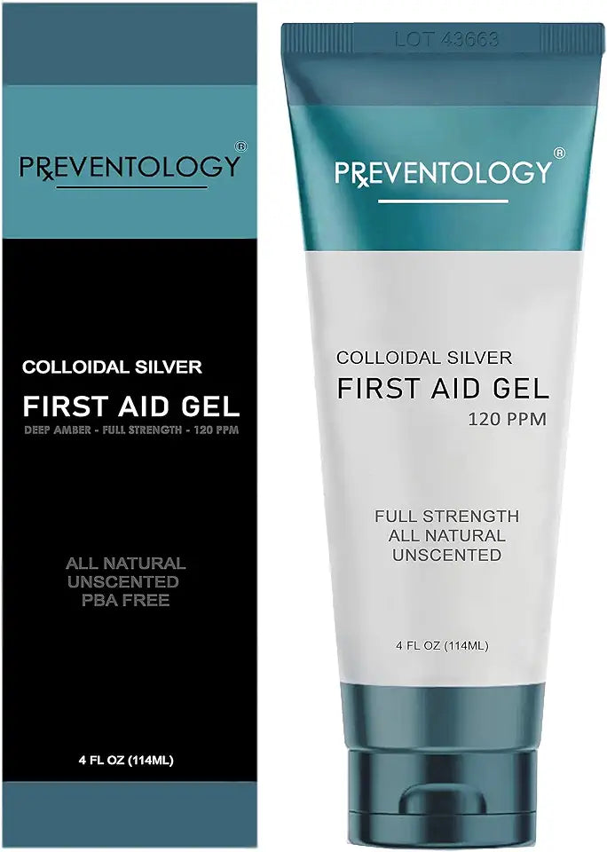 Colloidal Silver Gel 120 PPM Unscented 4 oz T37678