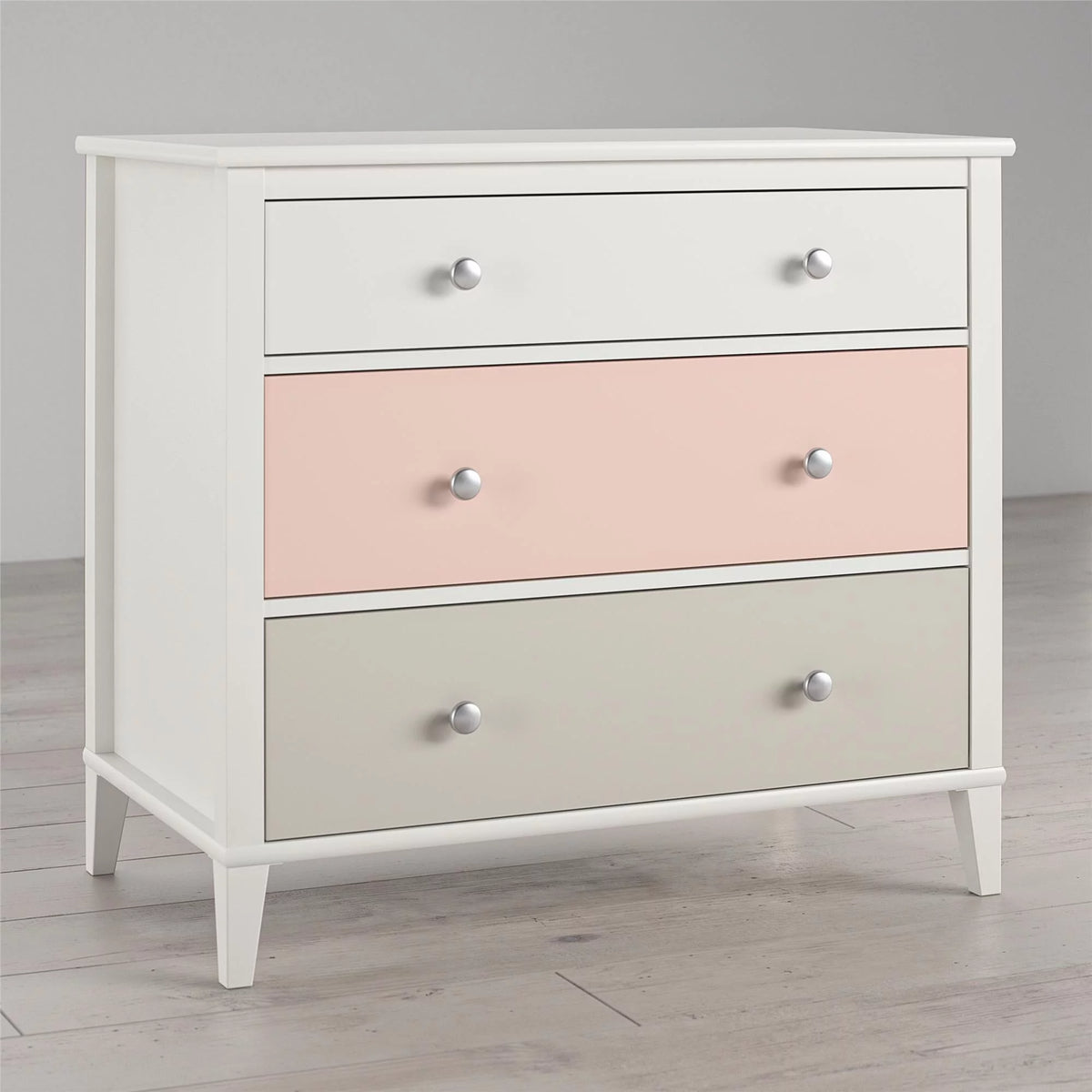 White 3 Drawer Dresser O56824
