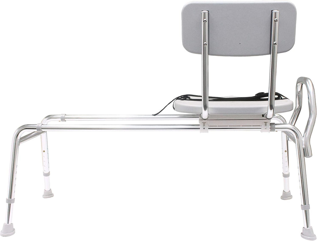Swiveling and Sliding Bathtub Transfer Bench and Shower Chair D7998