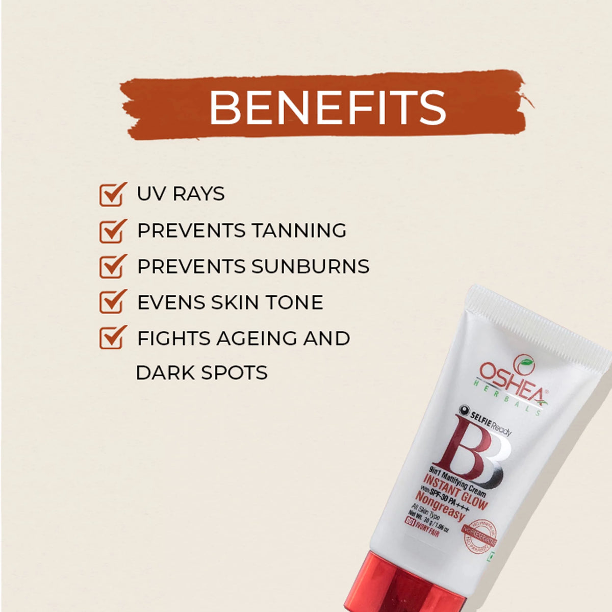BB Cream SPF 30 30 Grams S2059