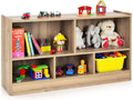 Kids 5-Section Wooden Toy Storage Organizer C872767