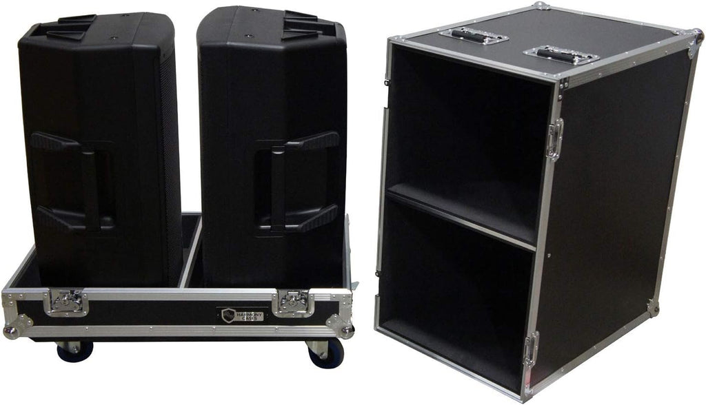 Rolling Road Case for 2 15 PA Speakers T147294