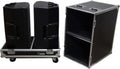 Rolling Road Case for 2 15 PA Speakers T147294