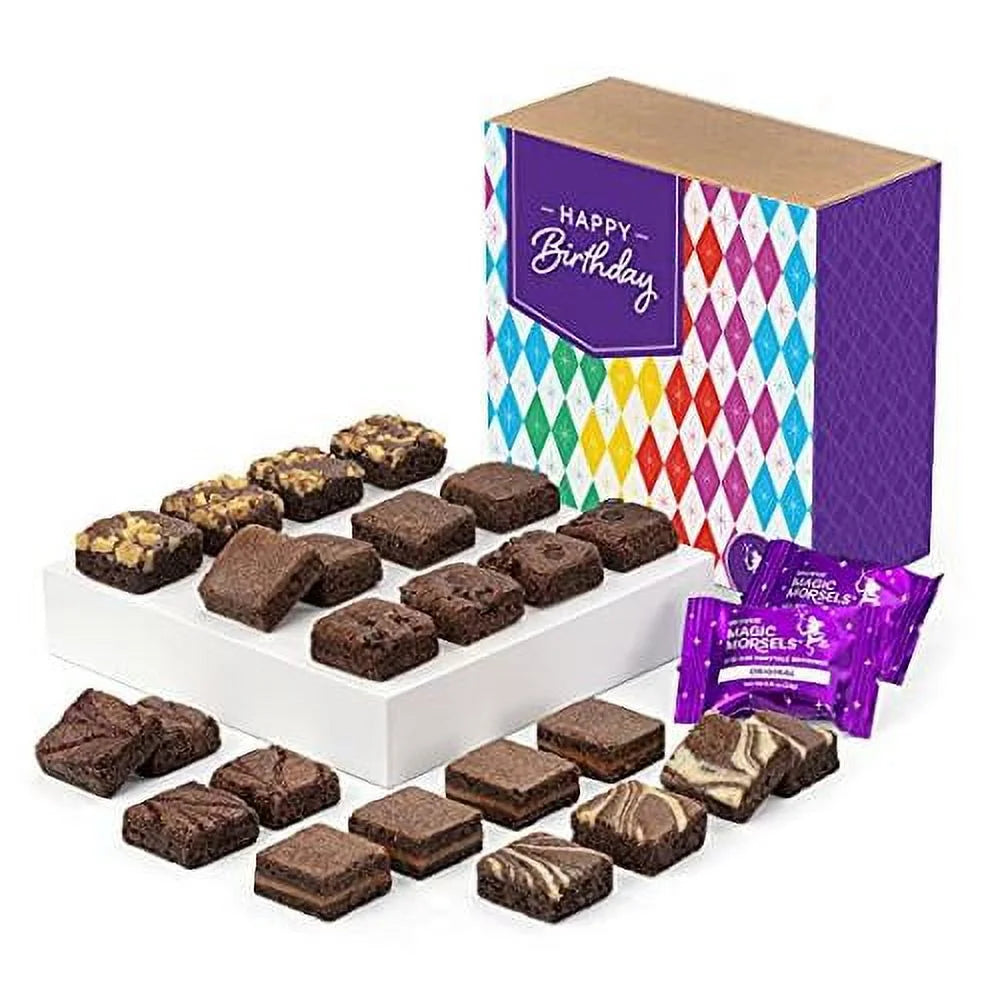 24 Individually Wrapped Gourmet Chocolate Food Gift Basket T48924