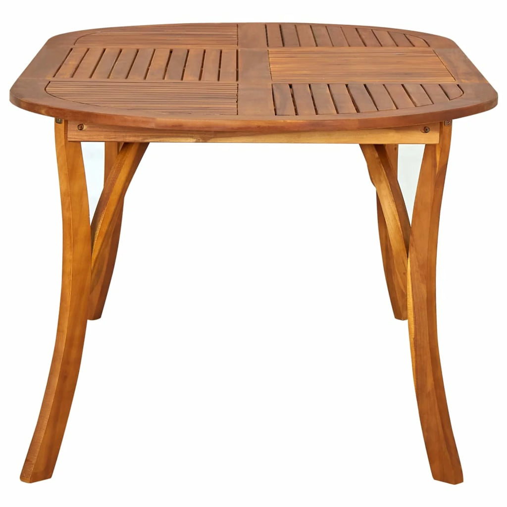 Acacia Wood Oval Outdoor Dining Table N33393