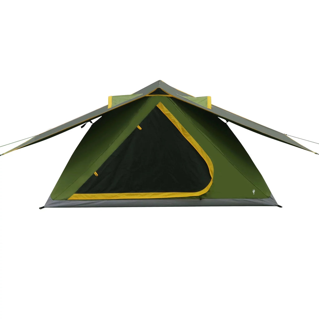 2-Person Pop up Instant Hub Tent, Green, 7.5 lbs H903704