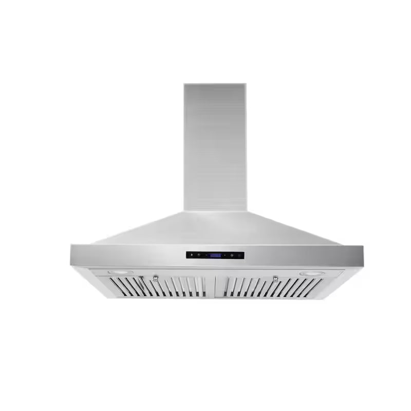 30 in. Convertible Wall Mount Range Hood with 2 Charcoal Filters in Stainless Steel U367123