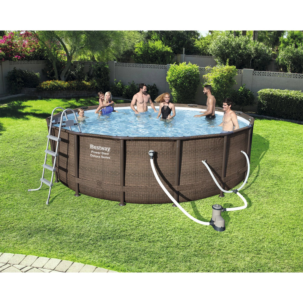 Round Above Ground Swimming Pool Set I316