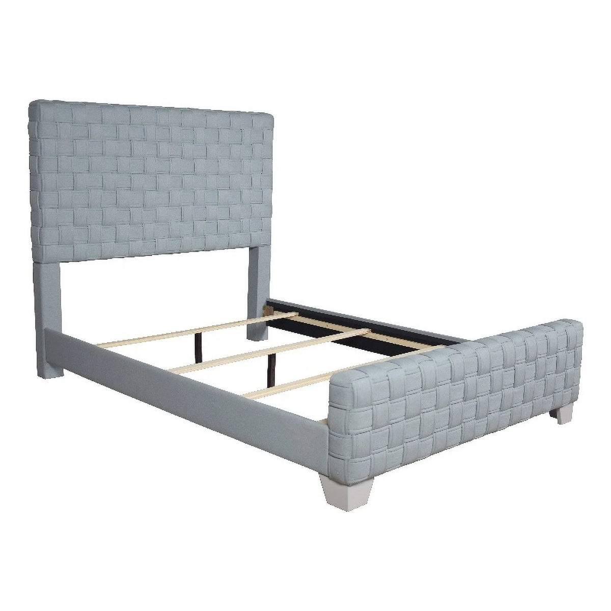 Chenille Upholstered Bed E93441