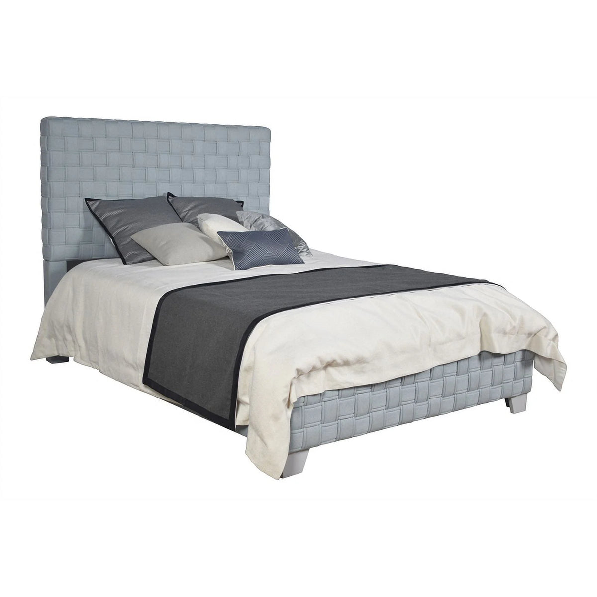 Chenille Upholstered Bed E93441