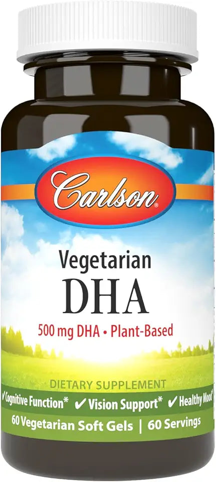 Vegetarian DHA 500 mg 60 Softgels T876573