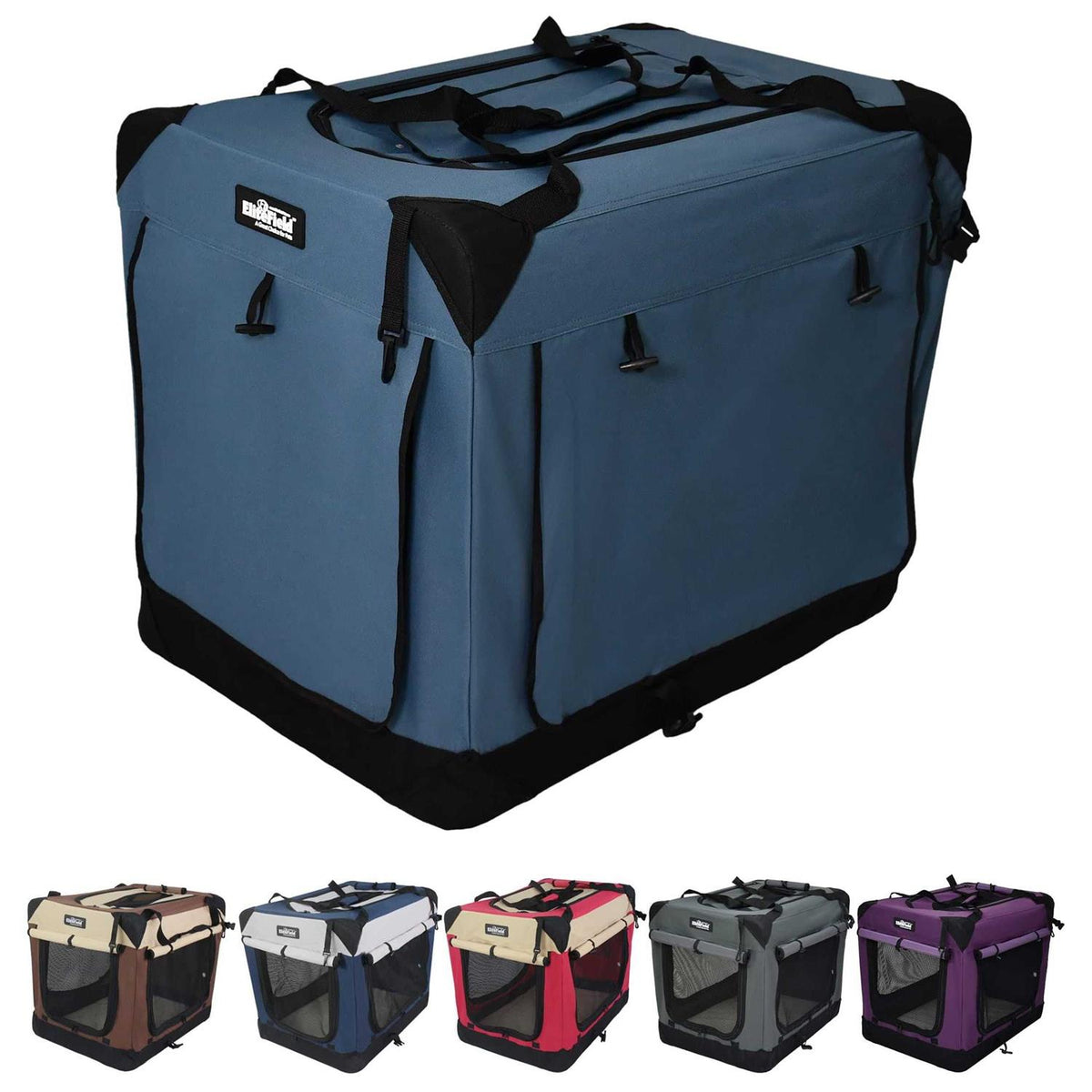 3-Door Folding Soft Dog Crate C31986