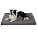 Waterproof Orthopedic Egg Crate Foam Dog Bed with Removable Washable Cover, Green G451830
