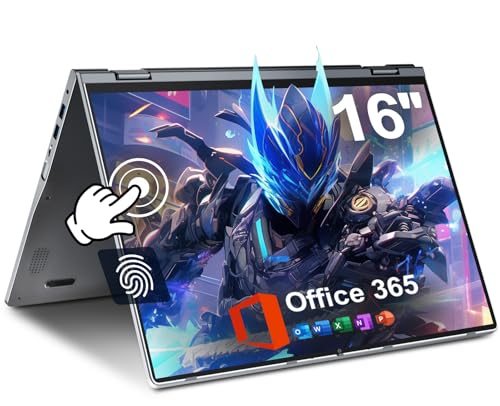 16 inch Convertible 2 in 1 Laptop with IPS FHD 360 Degree Touchscreen V51611