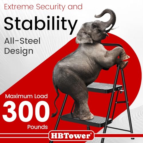 2 Step Ladder with Anti-Slip Pedal S3163