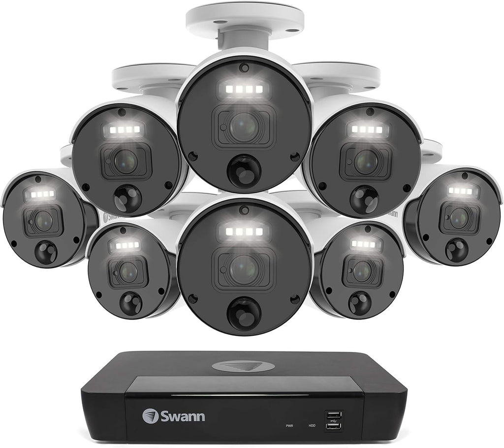 10 Camera 16 Channels POE NVR 4K Wired Security Camera System S65815