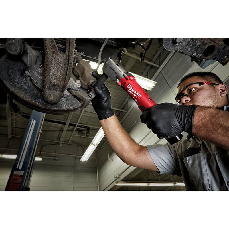 12V Brushless Cordless 1/2 in. Right Angle Impact Wrench with 1.5 Ah Battery Pack M698