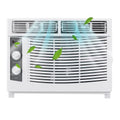 5000BTU 115V 450W White Window Air Conditioner G288321