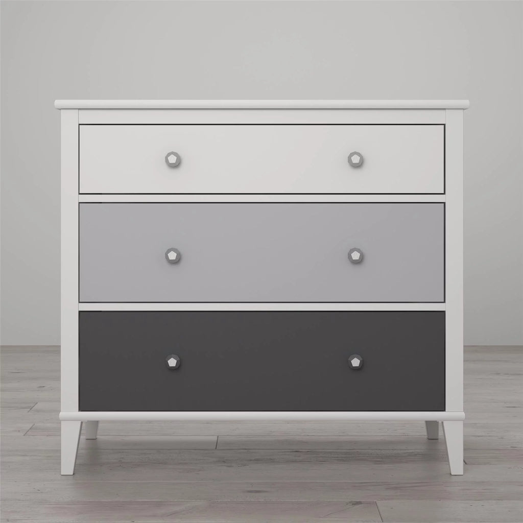 White 3 Drawer Dresser O56824