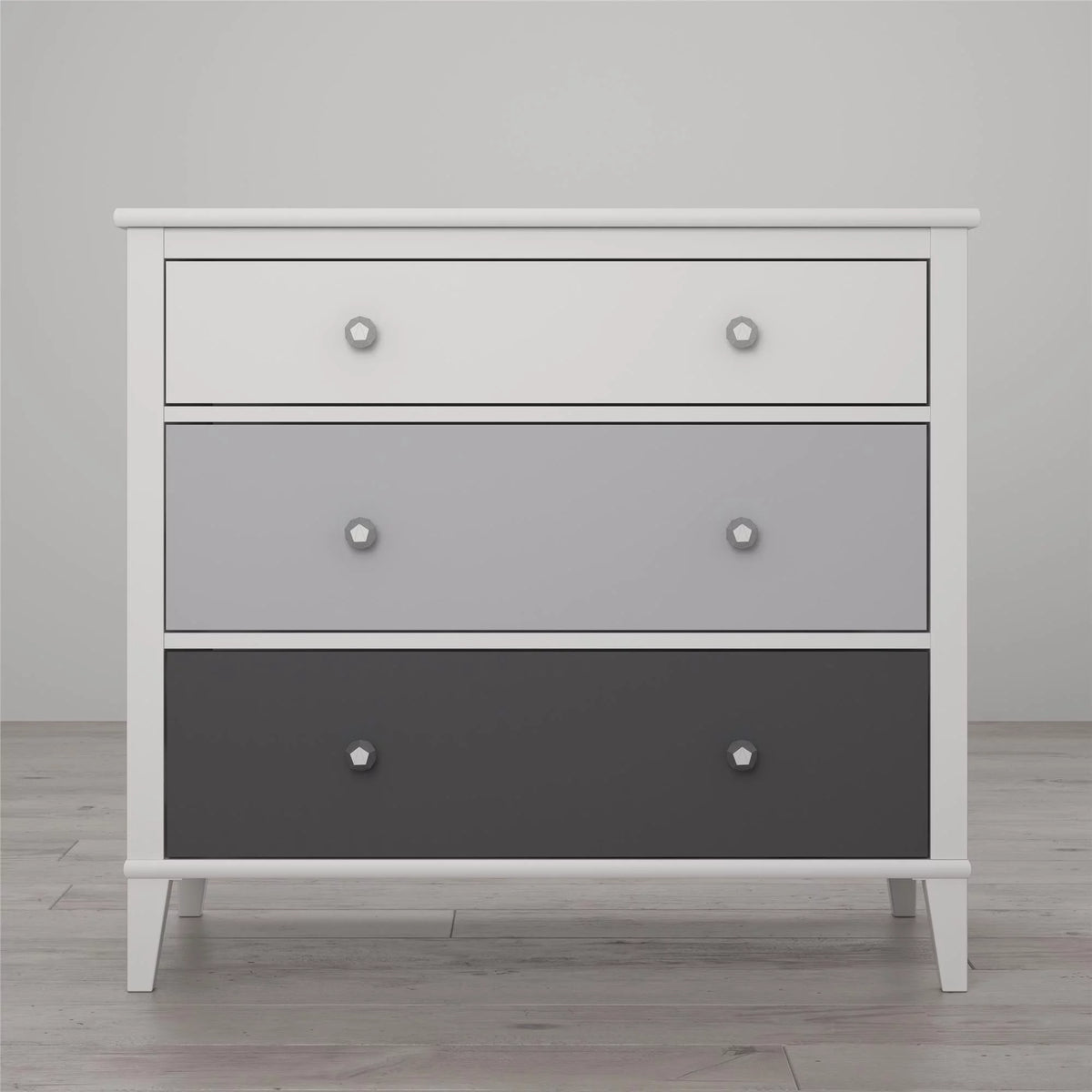 White 3 Drawer Dresser O56824