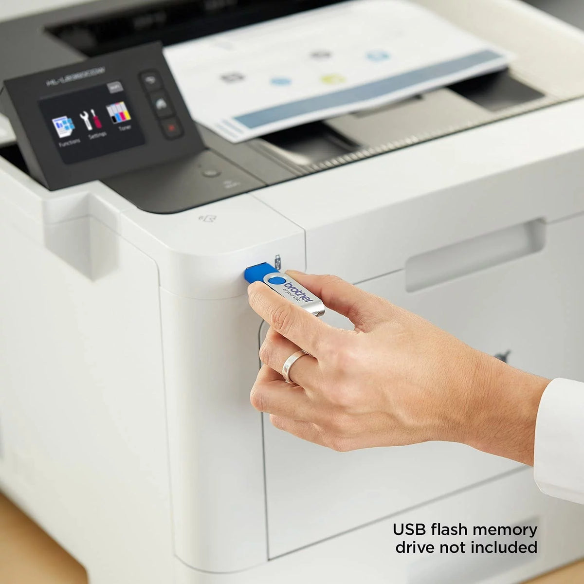 Color Laser Printer, 33 ppm, Auto 2-Sided Printing W933