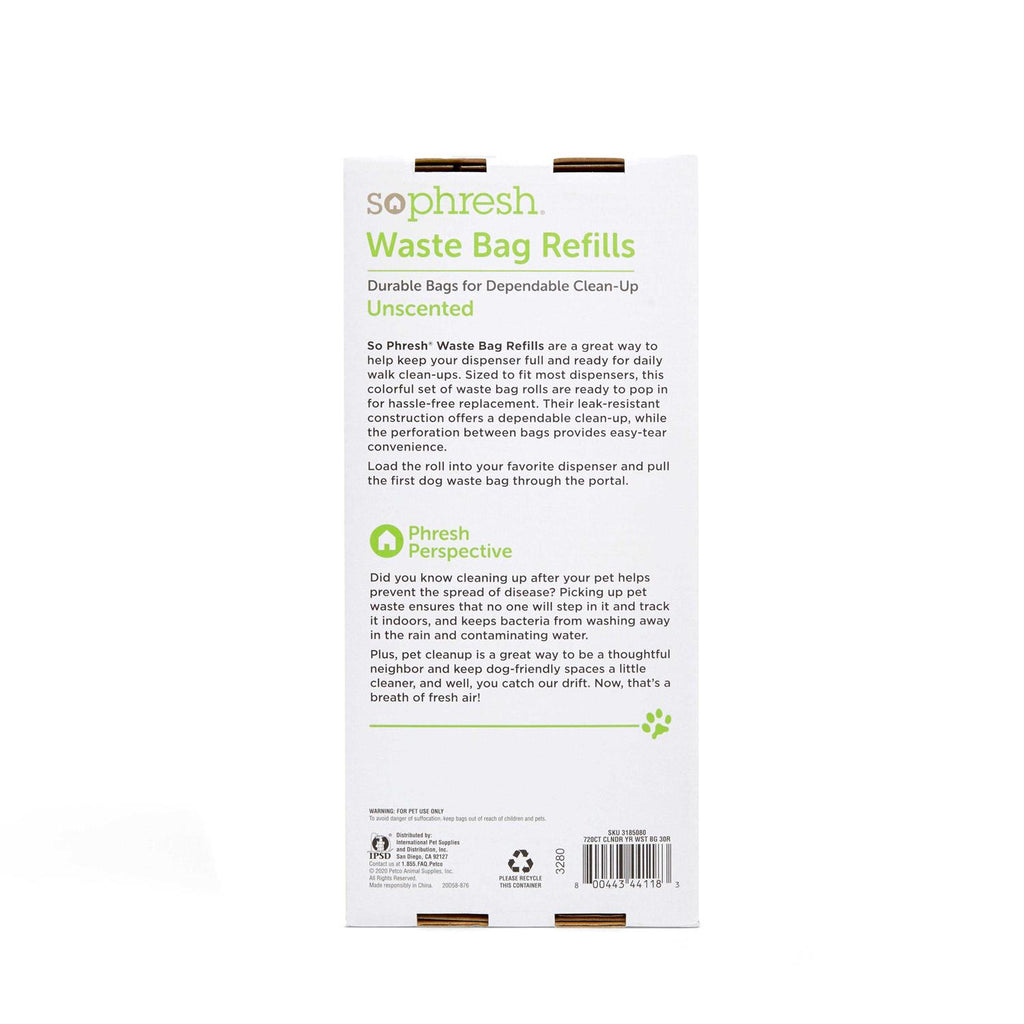 Dog Waste Bag Refill Rolls 720 Q822