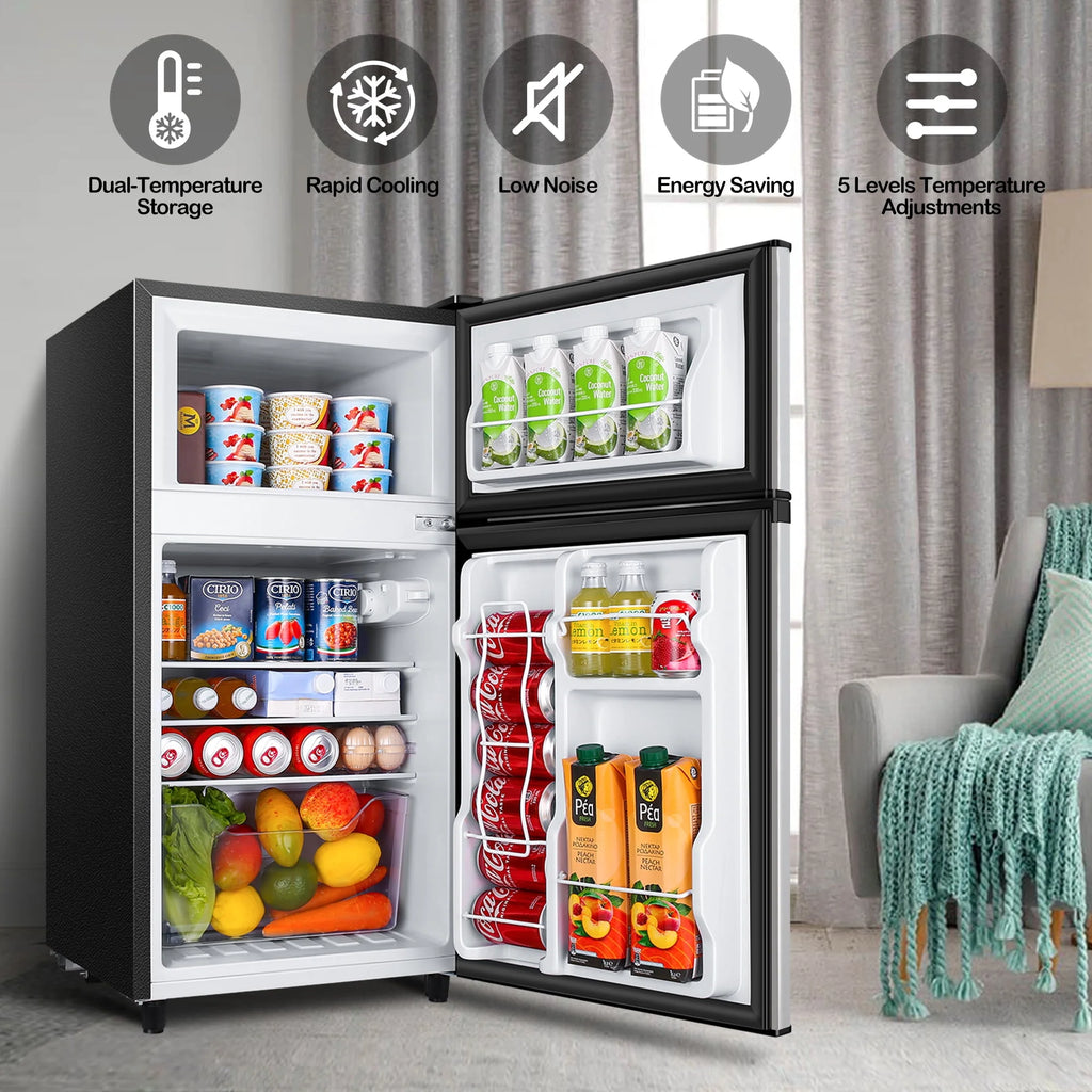 3.5 Cu ft Two Door Mini Fridge F720929