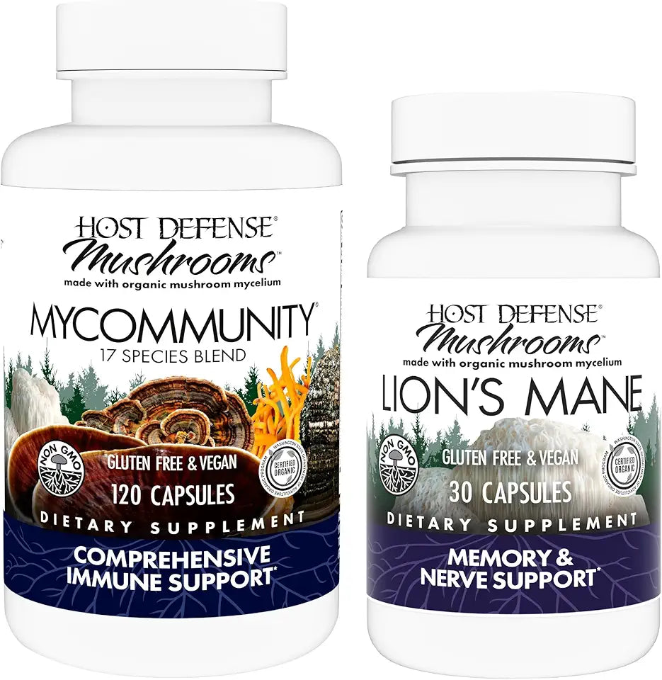 120 Count & 30 Count Mushroom Blend Capsules H86993