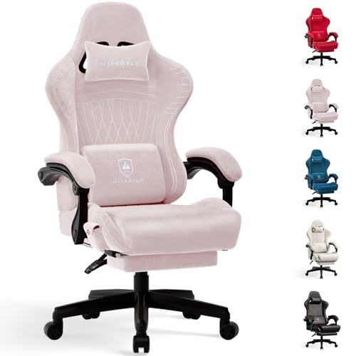 Gaming Chair with Speakers, Footrest, High Back Ergonomic Reclining C603