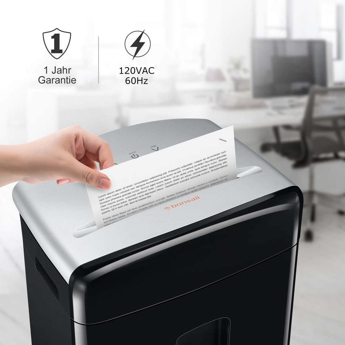 12-Sheet Micro Cut Paper Shredder with Pullout Basket M479