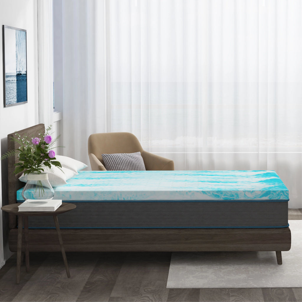 2 inch Cooling Gel Memory Foam Mattress Topper S515631