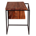 21 Inch Solid Acacia Wood Live Edge Side Table L899