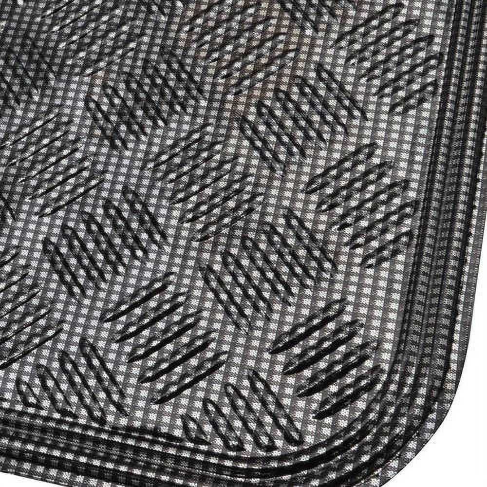 4-Piece Metallic Design Car Floor Mat R838