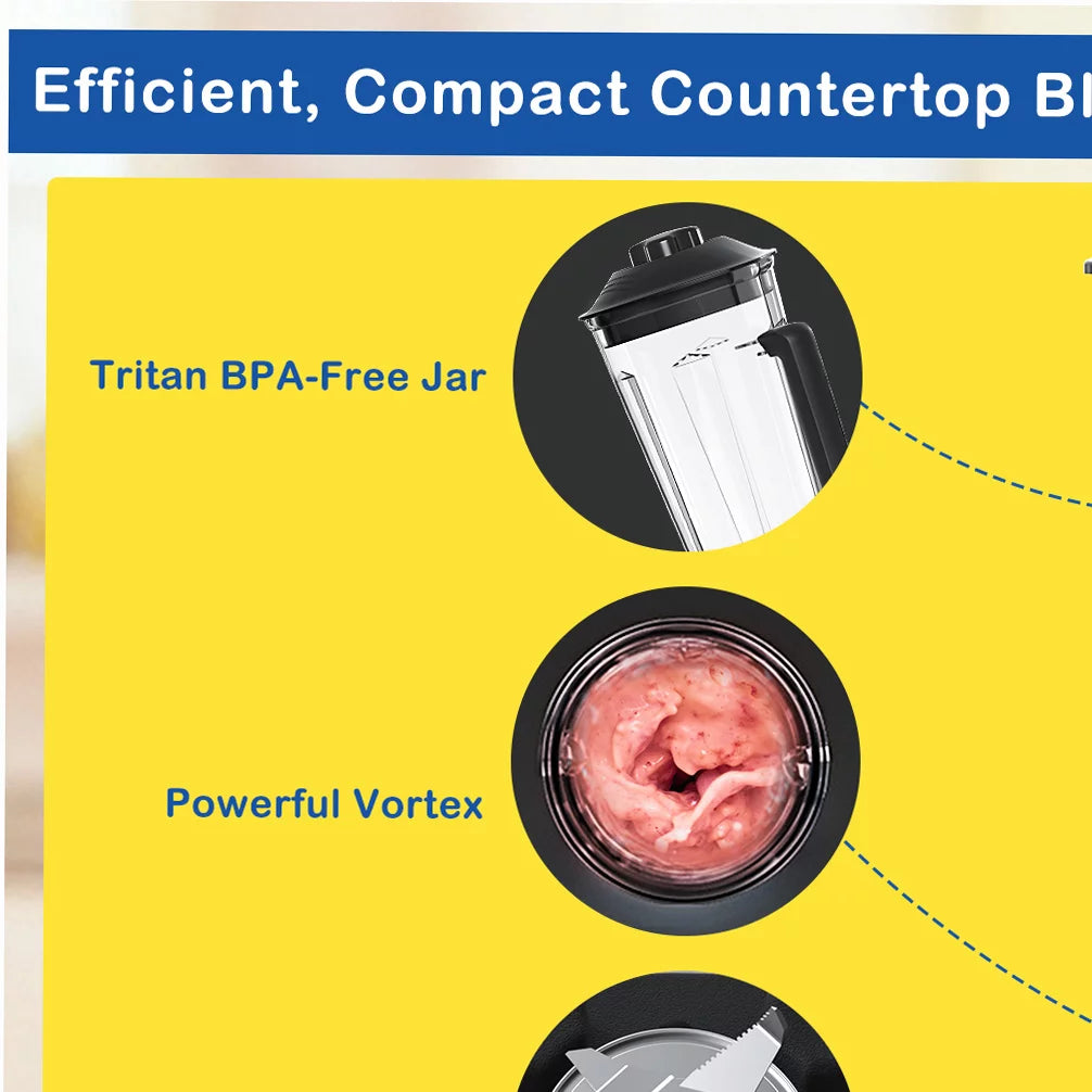 1400W 1.8L BPA-Free Countertop Blender L884278
