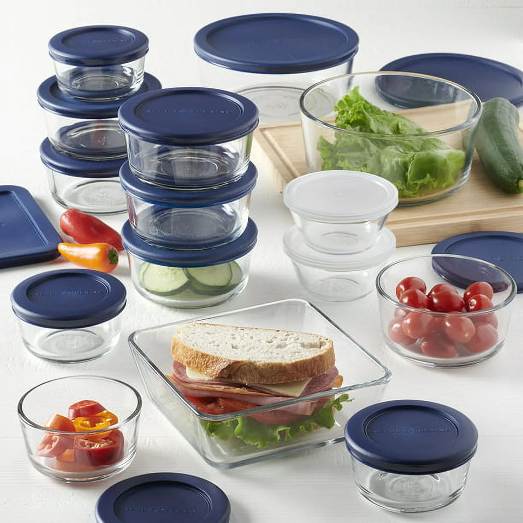 4-Cup Round Storage Dish with Cover, Pack of 2 I4481